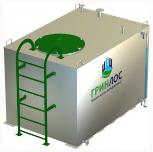 Гринлос Емкость стальная 5 м3 прямоугольная
