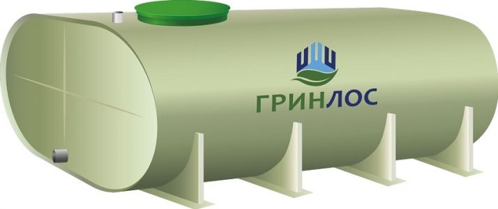 ГРИНЛОС Емкость 10 м3 горизонтальная овальная наземная