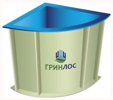 ГРИНЛОС Купель 1500*1500*1500 Угловая